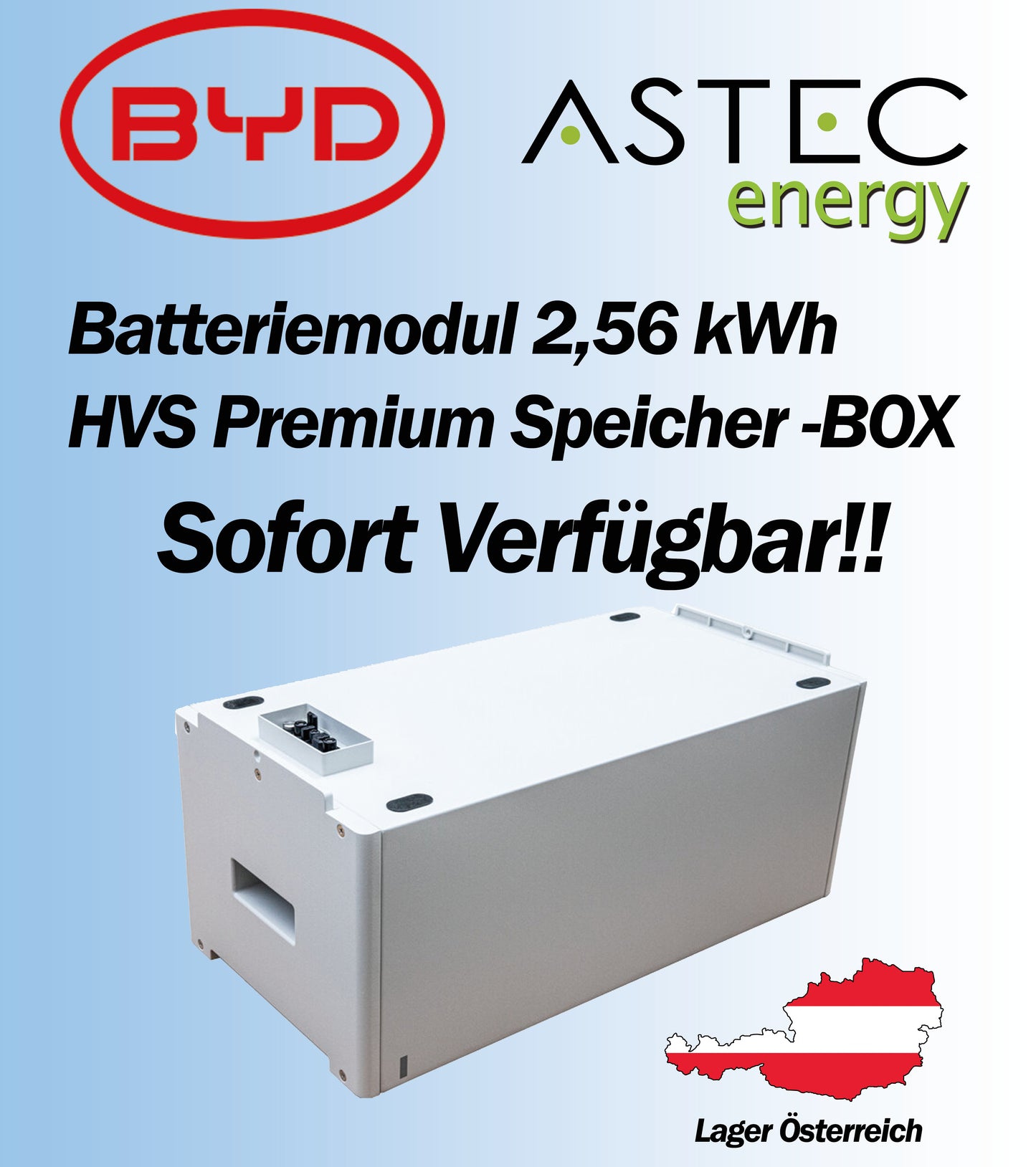 BYD Batteriemodul 2,56 kWh HVS Premium Speicher