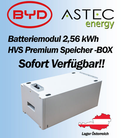 BYD Batteriemodul 2,56 kWh HVS Premium Speicher