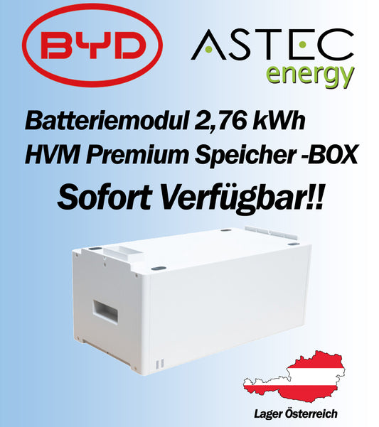 BYD Batteriemodul 2,76 kWh HVM Premium Speicher